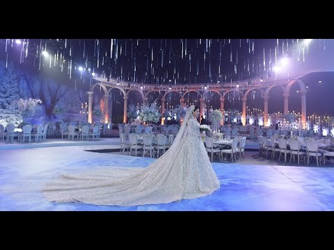 Months To Construct This Winter Wonderland Wedding !