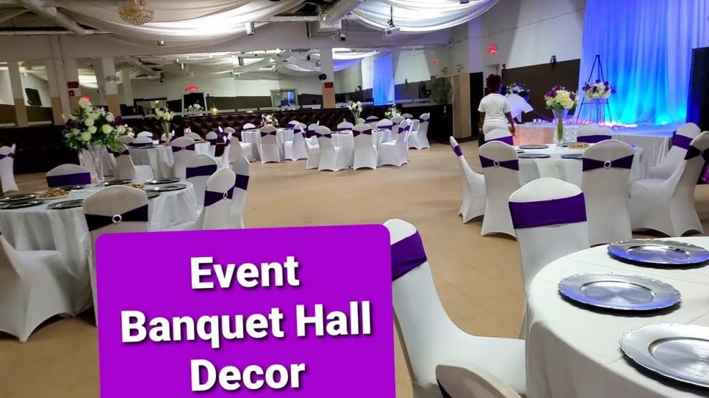 wedding decorations reception ideas! / Decorate a giant Event banquet hall with me!