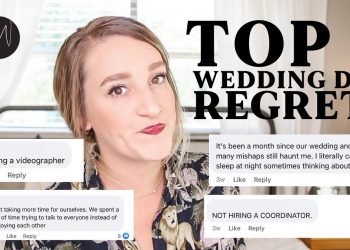 Top 5 BIGGEST Wedding Day REGRETS