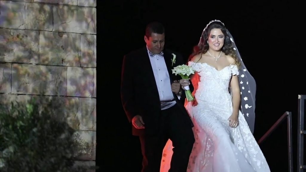 Traditional Lebanese Bridal Entry With 3D Mapping Show.