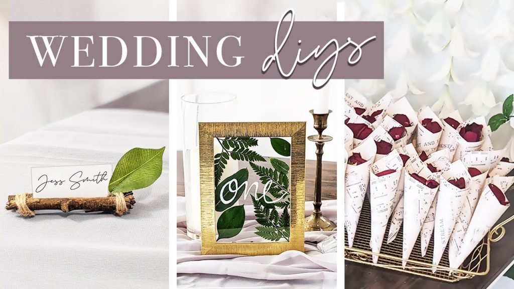 5 Latest Wedding DIYs | diy wedding decor on a budget