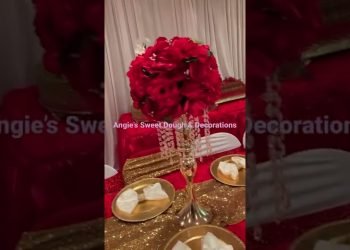Small Intimate Wedding! Red, Gold, and White Wedding