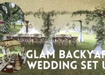 Luxury Backyard Wedding Behind the Scenes…and it RAINED! | Day within the Lifetime of a Wedding Planner