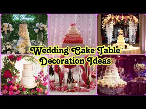 Wedding cake table decoration ideas|Cake table decoration|Wedding decoration|wedding Cake table