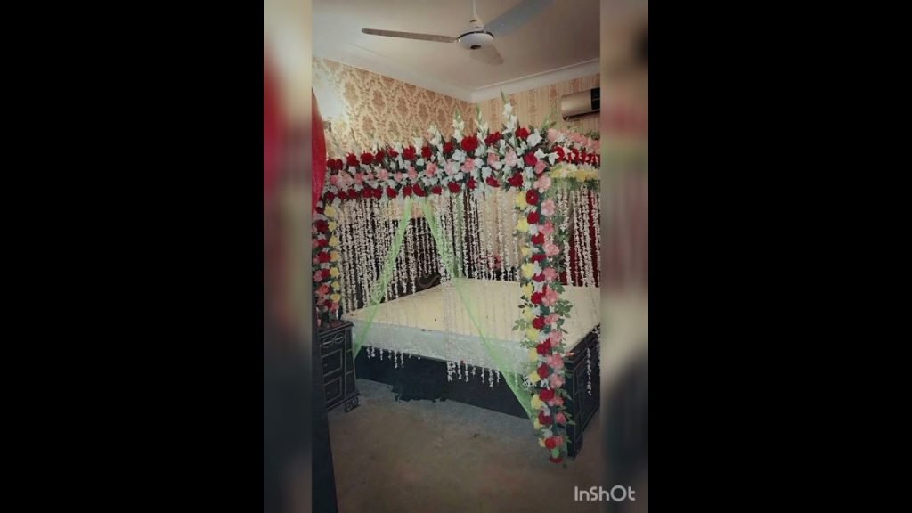 Bridal first night room decorations ideas#Beautiful bridal room decorations #decent trends