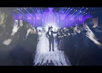 Khaled and Lama winter wonderland wedding