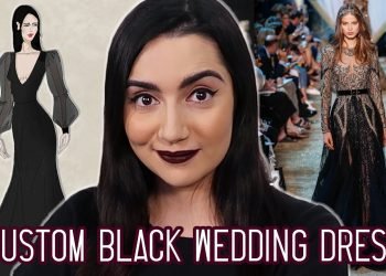 I Got A Custom Black Wedding Dress