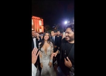 @tamerhosny  showed up and surprised the bride on her big day ????  #lebaneseweddings #shorts