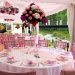 Spring wedding table decorations