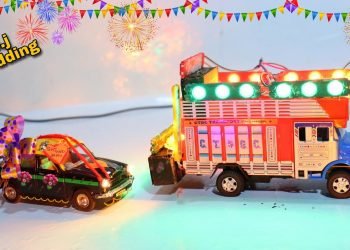 DIY Mini Wedding DJ Road Lights Shaadi wala DJ | Creative Dj Truck Public Dj Truck