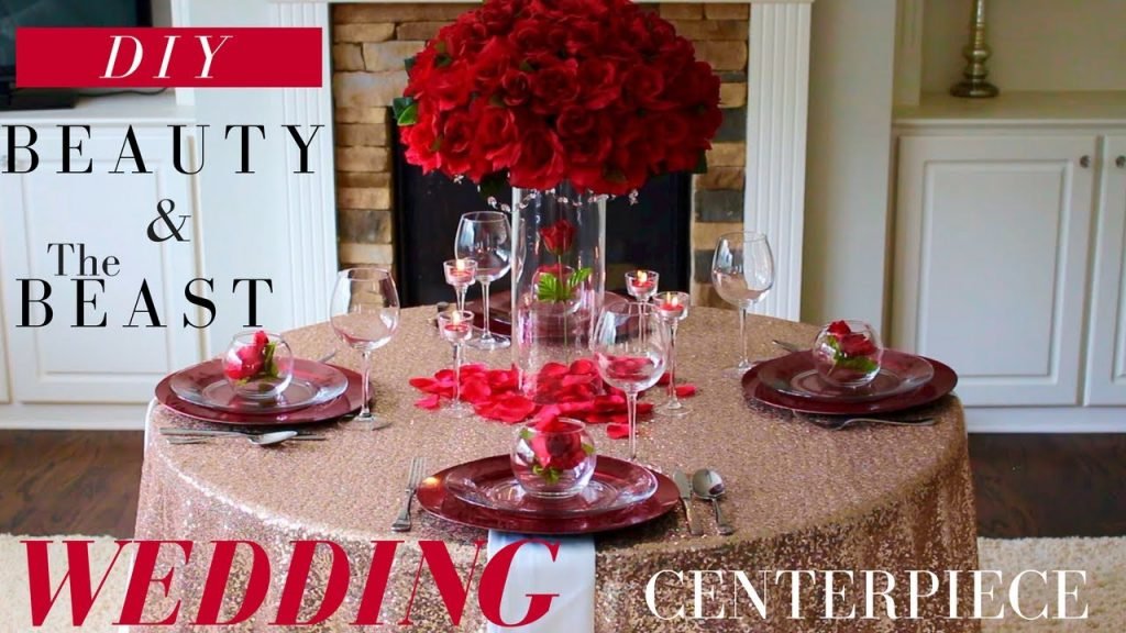 DIY Beauty & The Beast Centerpiece | Dollar Tree DIY Wedding Decoration Ideas