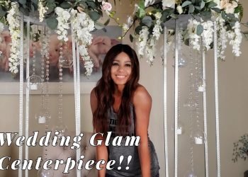 Tall DIY Wedding Centerpiece