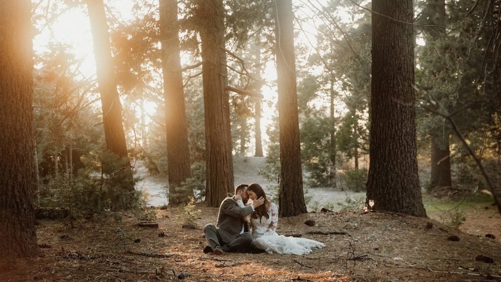 Ashley & Ian || Rustic and Intimate Wedding at Pine Rose Cabins in Lake Arrowhead