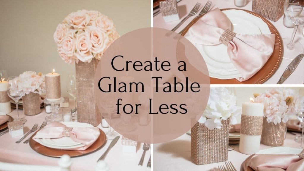 Low Budget Glam Wedding Ideas {You won't consider how little this cost!}
