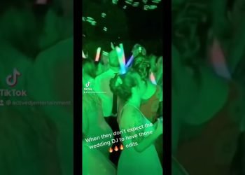 People are likely to expect a boring wedding DJ, so it’s loads of fun to see these reactions.