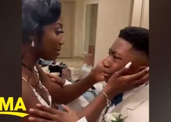 The story behind viral video of boy seeing mom in wedding dress for 1st time