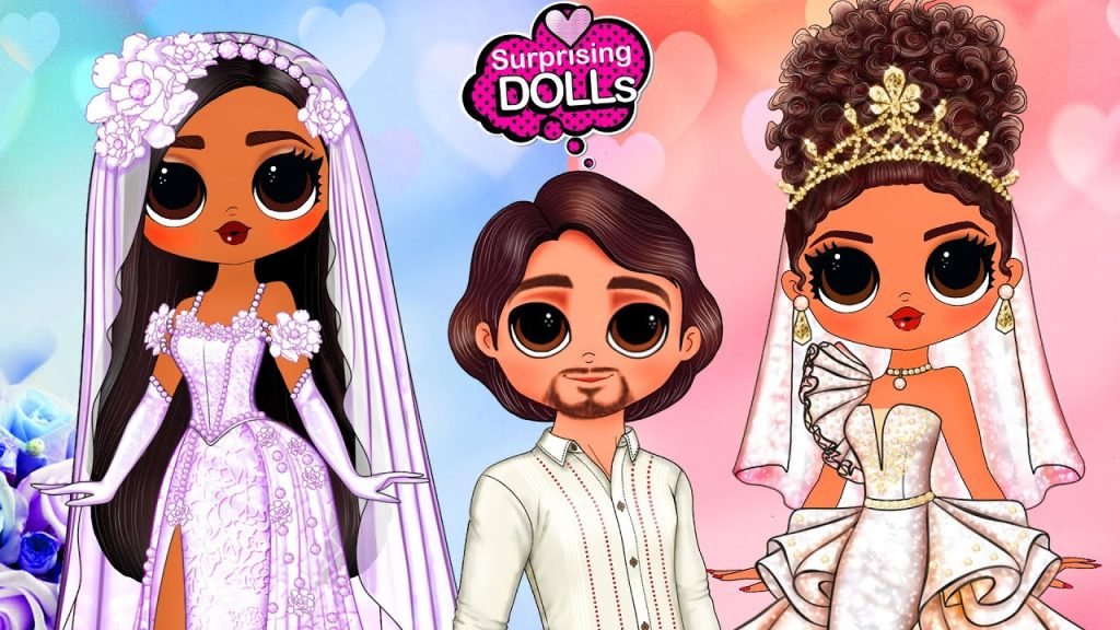 Encanto Isabela, Dolores, Mirabel, Luisa Wedding Dress – DIY Paper Dolls & Crafts