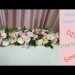 DIY Floral Table Runner / Wedding Table Runner / Wedding Centerpiece