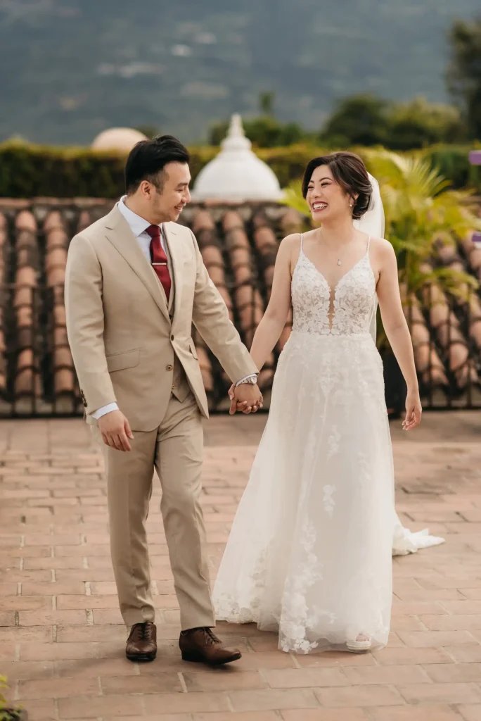 Real Martina Liana Bride Sharon + Carlos – Pretty Glad Love – Wedding Blog