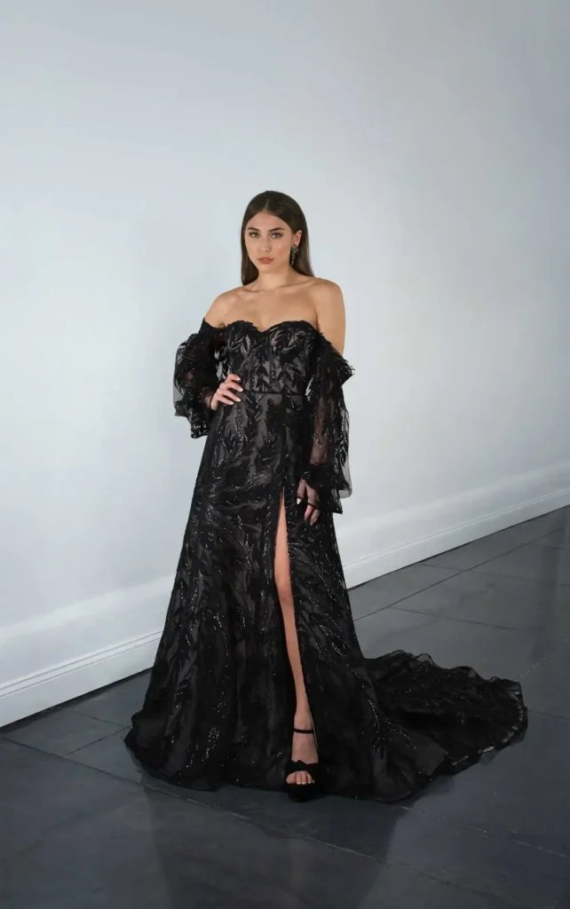 Dramatic Elegance: Unveiling the Allure of Black Wedding Dresses – Pretty Completely happy Love – Wedding Blog