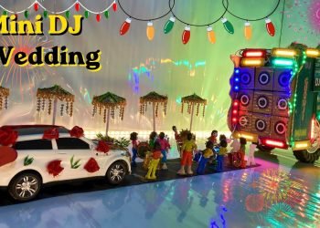 DIY Mini Baraat Wedding DJ Tractor Setup | Mini DJ Wedding Tractor Decoration at Home