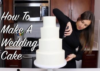 How To Make A Wedding Cake At Home | CHELSWEETS
