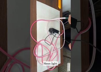 DIY how one can make a neon sign board |home decor |wedding decor