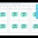 Make wedding table numbers in Microsoft Word with modern font and water color background.
