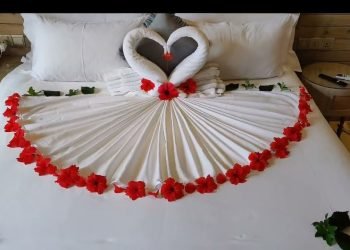 Romantic Honeymoon bedroom decoration idea || room decorations || room decorating ideas |#arlove106