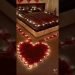 First Night Room Decoration| wedding night room decoration| wedding bed Decoration| wedding room dec