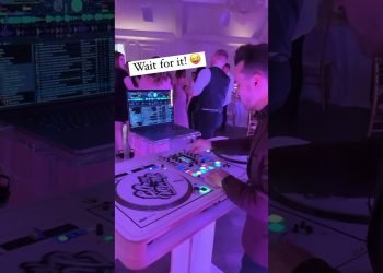 Can’t go unsuitable with doing a couple of wordplays when you’re DJing! #dj #pioneerdj #weddingdj