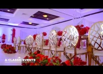 Red and Gold wedding Decorations