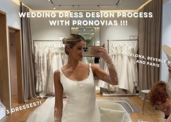 Design My Wedding Dress With Me & Pronovias!!