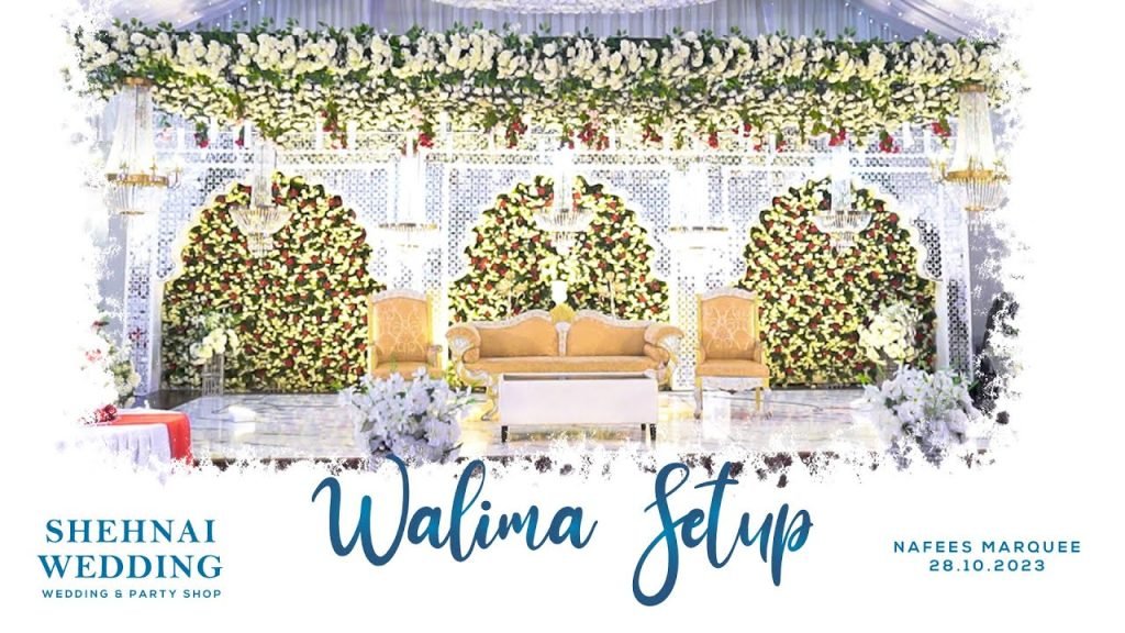 Decent Walima Setup 2023 | Best Quality stages | Nafees Marquee | Best Wedding Planner in Mirpur AK