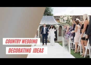 Outdoor country wedding decor ideas