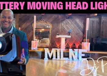 DJ GIG LOG: Wireless Magic at Bill Miller’s Castle Wedding | Chauvet Intimidator Free Spot 60 !