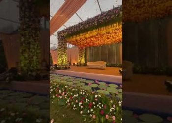 Dreamy Destination Wedding: It’s Time To Gear Up In Full Bloom.  Beautiful Wedding Reception Decor