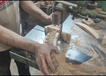 The steps of creating an inlaid picket reception table#beautiful #art #woodworking