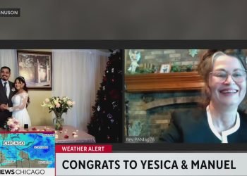 Winter storm altered wedding plans for one couple