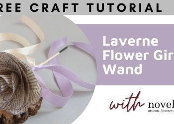 How one can make a flower girl wand using old books diy wedding ideas laverne