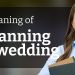 Planning a Wedding: Understanding the Phrase in English