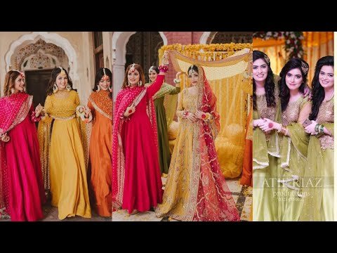 bride sister,cousins wedding dresses||2024||bridesmaid dress designs ideas @Trendyfashion360