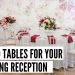 Round Tables on your Wedding Reception