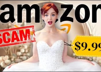 Trying On AMAZON Wedding Dresses