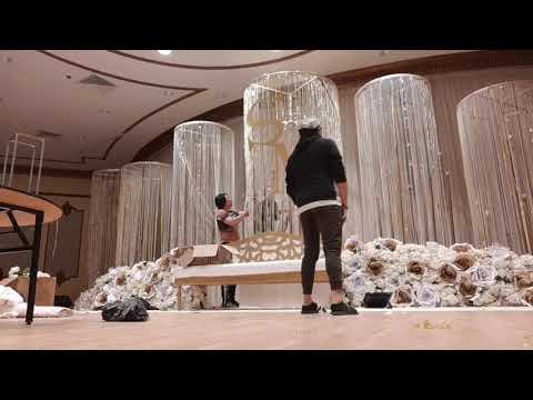 The making of the marriage stage design