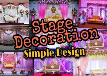 Wedding Stage Design | Easy Marriage Reception Stage Decoration | Stage Decoration Ideas |