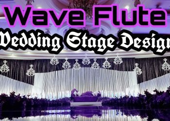 Wave Flute – Wedding Stage Design