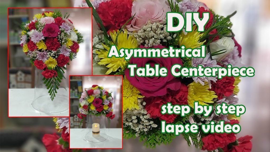 DIY Wedding Table Centerpiece | Flower Arrangement | Floristry | IamRomeoC