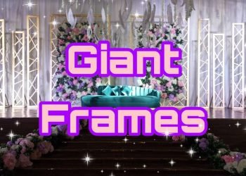 Giant Frames – Wedding Stage Design