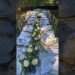 An intimate backyard wedding at our home with Costco flowers #diy #intimatewedding #dinnerparty